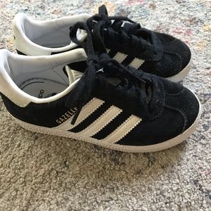 Girls black adidas